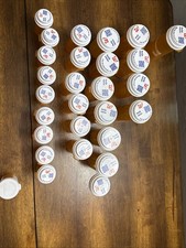 Various Sizes Prescription Pill Bottles With Lids