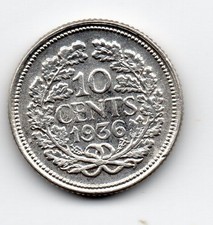 Netherlands - Netherlands - 10 Cent 1936