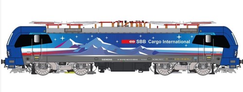 Kiss 510707 Locomotora Eléctrica Digital Vectron Nightpiercer Spur 1 | Condition: Nuevo