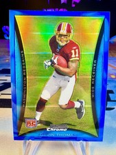 2008 Devin Thomas Bowman Chrome Blue Refractor /150 Rookie Card #BC88 Redskins. rookie card picture