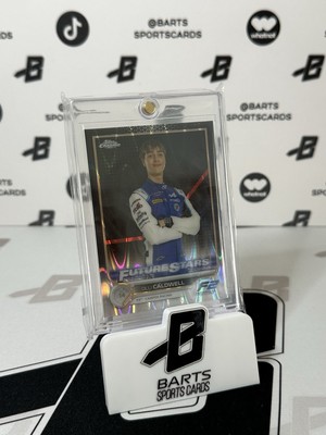 2022 Topps Chrome Formula 1 Olli Caldwell Black RayWave Refractor 1/1 #89