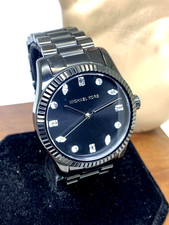 Michael Kors Women's Watch MK7442 Lexington Quartz Black Stainless Steel 38mm