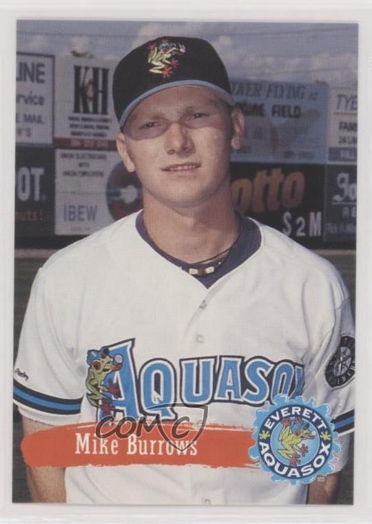 1995 Multi-Ad Everett Aquasox Mike Burrows #3 2i9