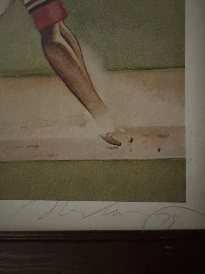 Impresión artística de Mel Ramos Lou Brock Cardenales de San Luis raro póster pop cantidad 21" x 29" Foto 2 de 4