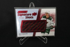2023-24 Upper Deck Engrained Signature Shots Red Joel Eriksson Ek Auto 01/10