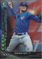 2017 Bowman Chrome Scouts Top 100 Refractors #BTP87 Sean Reid-Foley - BB