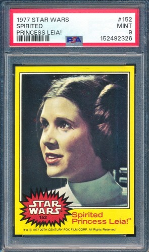 1977 Topps Star Wars #152 Spirited Princess Leia!