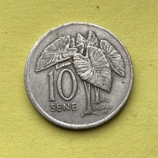 Samoa 10 Sene 1974 Malietoa Tanumafili II