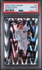 2025 Topps Chrome Baseball Aaron Judge Raywave Refractor #99 PSA 10 GEM-MT