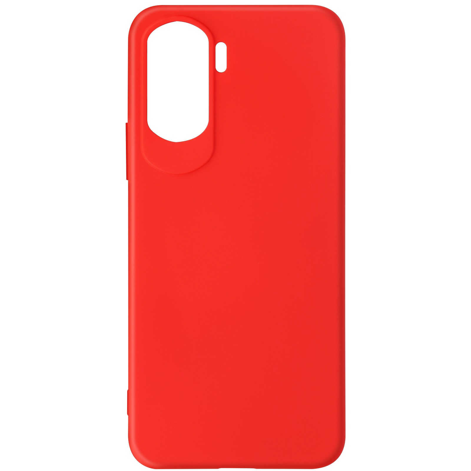 Coque Honor 90 Lite housse silicone soft-touch antidérapante rouge Avizar