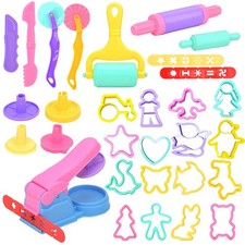 30 PCS Play Doh Tools Set Playdoh Accessories for Kids Playdough 30PCS 