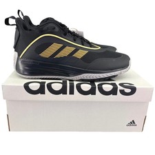 Adidas Ownthegame 3.0 Mens Basketball Shoes Black Gold IF4566 Size 8.5