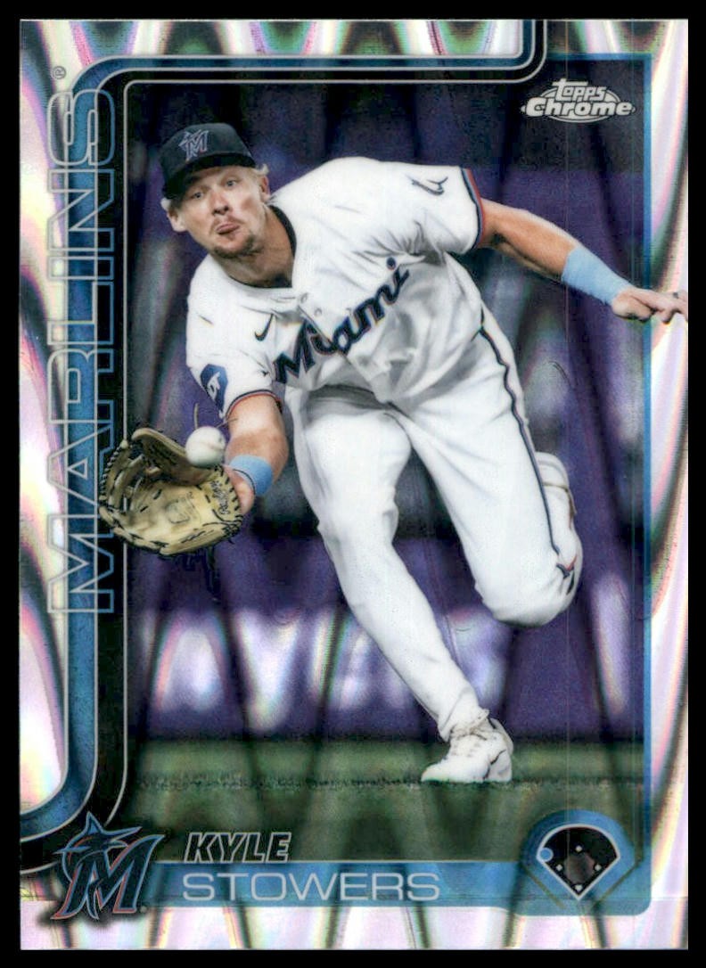 2025 Topps Chrome Update Kyle Stowers RayWave Refractor #USC50
