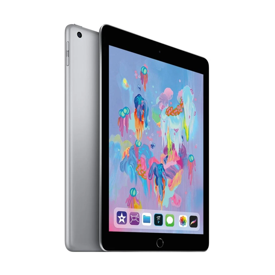 Apple iPad 6.Gen (2018) 32GB Wi-Fi Space Gray - Bild 2 von 3