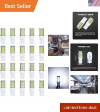 T10 921 194 168 175 LED Bulbs Cool White 20-Packs, Super Bright 3014 42-SMD Repl