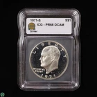 Photo of a 1971-S Eisenhower Dollar Proof from an eBay listing that sold on Jul 20, 2026