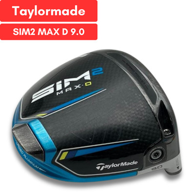 TaylorMade SIM2 MAX D 9* Grad Driver Kopf nur Rechtshand GEBRAUCHT D3524