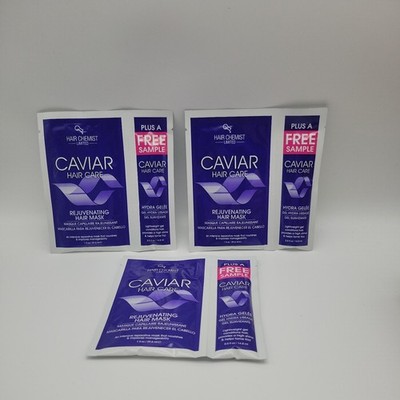 Hair Chemist Rejuvenating Hair Mask Caviar *3 Packets* 1 oz each