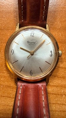 Vintage WOSTOK Dresswatch Kal. 2209   Ultraflach & Elegant   18 Jewels   UdSSR E