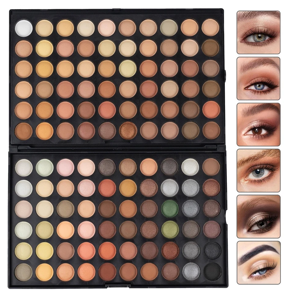 LaRoc 120 Eyeshadow Palette Makeup Set, Professional MUA Nude Eyeshadow Palette