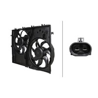 LüFter MotorküHlung 12 V 240 W 4-Polig Hella FüR U.A. Fiat Ducato