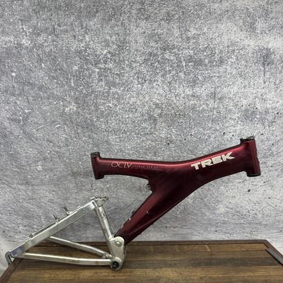 Vintage Trek Y22 OCLV Carbon Full Suspension Frame 17in Red 26in