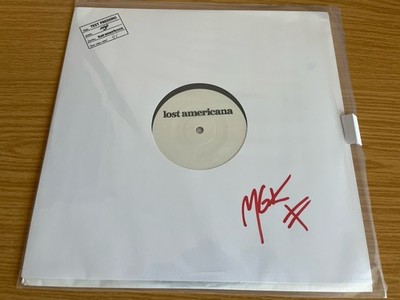 MGK Lost Americana SIGNED WHITE LABEL BLACK vinyl lp 46/200 machine NEW&SEALED