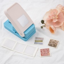 1.5"Large Square Postage Stamp Punch Craft Punch for Paper Crafting Scrapbooking