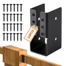 VEVOR 24 Pcs Joist Hangers for 1.93x3.62" / 49x92mm Beam Concealed Joist Hangers