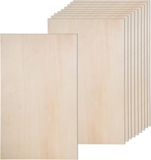 12 Pack Basswood Sheets for Crafts-12 x 20 x 1/8 Inch- 3mm Thick 12x20 Inch 