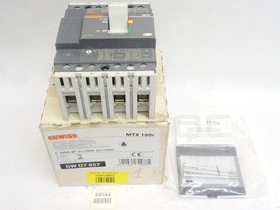 Gewiss Circuit Breaker Thermomagnetic Trigger MTX160C 100A GWD7057 New Original Packaging