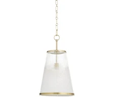 Quorum International 8238-13 Weir 13"W Pendant - Brass