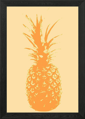Ananas gerahmtes Wandbild Poster Leinwanddruck Bild
