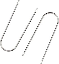 2 Pcs Car Radio Removal Pry Tool U-shaped Stainless Steel Stereo Disassembly