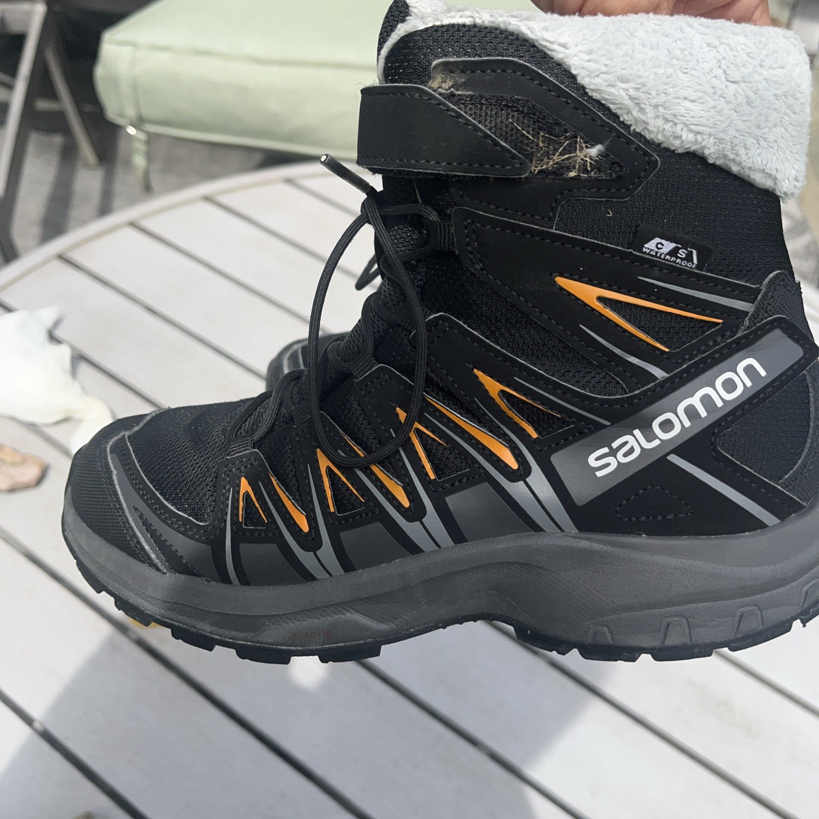 Scarpa Salomon XA PRO 3D WINTER TS CSWP J nero. Taglia:5 impermeabile