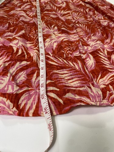 RIP CURL DAYDRIFT Maxi Dress In Red Pink Fern Viscose Women’s Size XS - Picture 7 of 10