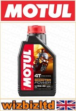 Vespa GT 200 L Granturismo 2004-2006 MOTUL 5W-40 Synthetic Engine oil 1L