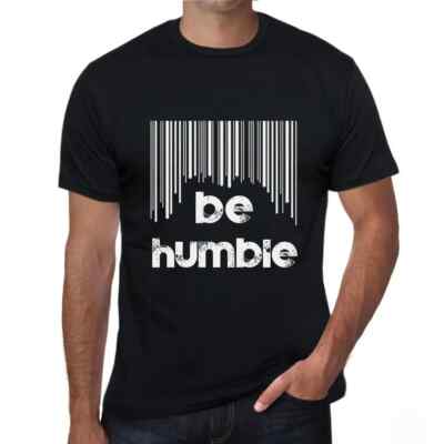 ULTRABASIC Herren T-Shirt Der Barcode muss bescheiden sein Barcode Be bescheiden