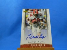 Gerald Riggs UD Legends 2006 Legendary Signatures Autograph Auto
