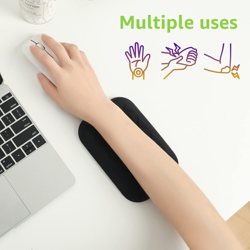 Repose-poignet et coudière ergonomique pour bureau avec mousse à mémoire de f... - Photo 6/6