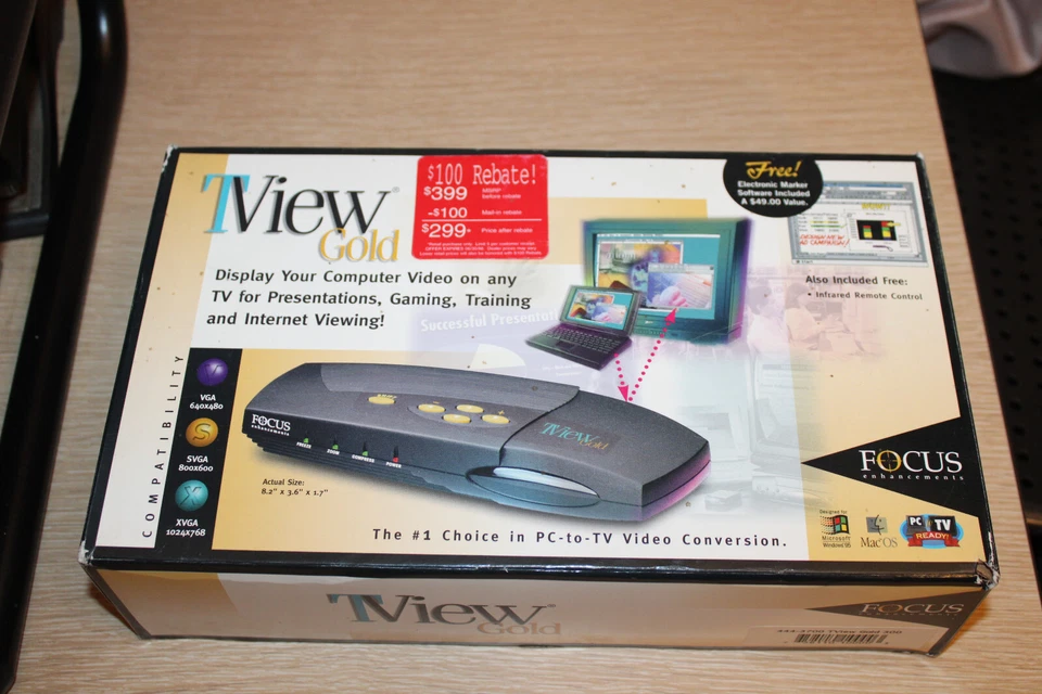 Focus Enhancements TView Gold II PC to TV Video converter 444-3700  - Image 2 of 4