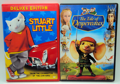 STUART LITTLE & THE TALE OF DESPEREAUX DVD Talking Mice Fantasy Adventures PG CC