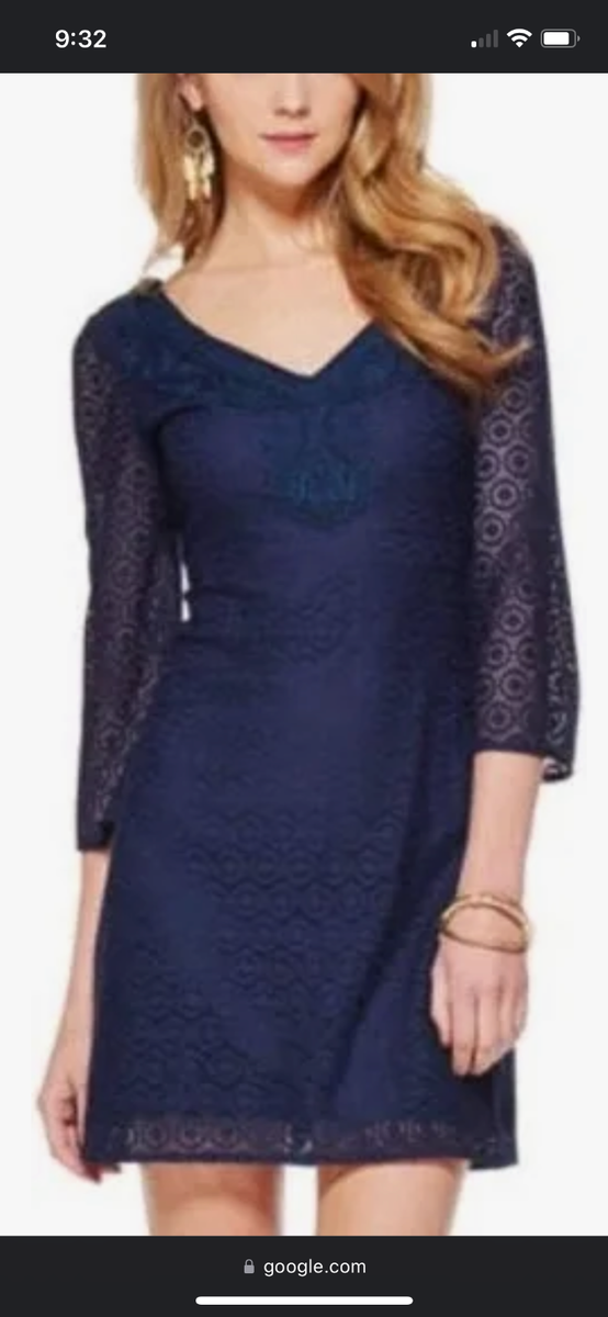 Lilly Pulitzer Alden Tunic Dress Knit Lace Geo Circle Navy Sz L MSRP $178 Exc | eBay Lilly Pulitzer Alden Tunic Dress Knit Lace Geo Circle Navy Sz L MSRP $178 Exc | eBay