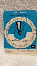 Dial -a-Fix Room Air Conditioner Calculations Card 1963 Vintage Made in USA