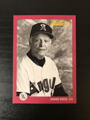 1991 Leaf Studio Baseball #21 Jimmie Reese Angels Coach