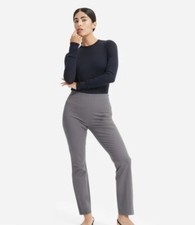 Everlane The Side-Zip Stretch Cotton Pant Slate Grey Work Pant Minimalist￼ 10