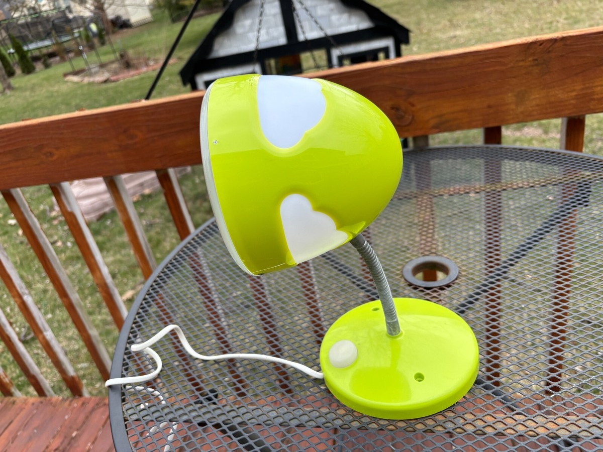 IKEA Skojig 19272 Lime Green Cloud Gooseneck Desk Lamp Wall Work
