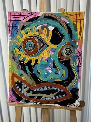 Isack Corrales Original Art 16x20