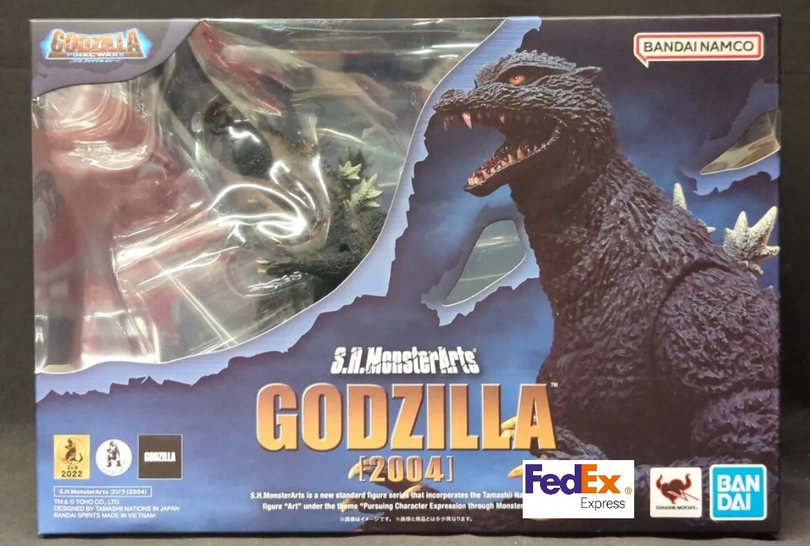 Bandai S.H.MonsterArts Godzilla 2004 Figure for sale online