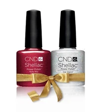 CND - Shellac Combo - Ruby Ritz & Ice Vapor Great Colors For Holiday 2023